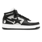 BAPE STA Logo Patch Leather Trainers Shoes