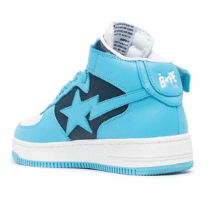 A BATHING APE® SAX Logo Patch High Top Trainers
