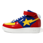 BAPE STA MID RED SHOES