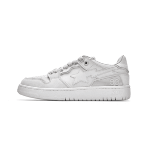 BAPESTA Sk8 Low White Shoes