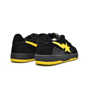 Bape Sk8 Sta Low Black Yellow SIDE