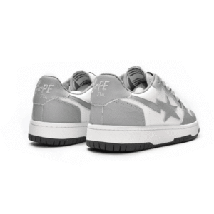 BAPE Sk8 Sta Low White Gray