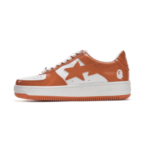 BAPESTA Sk8 Low Orange Shoes