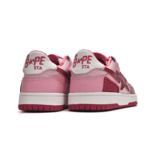BAPESTA Sk8 Low Red White