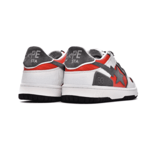 Bape Sk8 Sta Low White Red