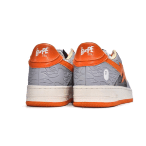 Bape Sta Low Grey Orange