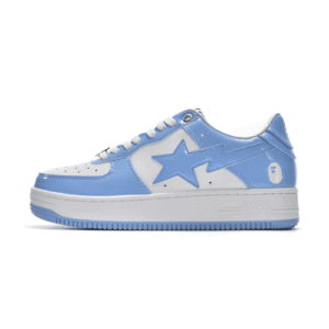 Bape Sta Low White Blue