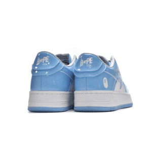Bape Sta Low White Blue