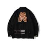 a bathing ape tiger shark coach jacket bape hoodies