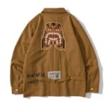 a bathing ape tiger shark coach jacket bape hoodies