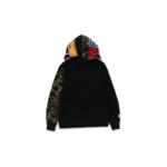 BAPE 1st Camo Shark Full Zip Hoodie - Black - Back