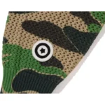 BAPE ABC Camo Crochet Shark Hoodie - Army Green - Sleeve