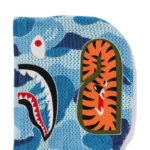 BAPE ABC Camo Crochet Shark Hoodie - Blue - Hood-L