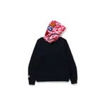 BAPE ABC Camo Shark Pullover Hoodie - Black - L-Front