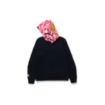 BAPE ABC Camo Shark Pullover Hoodie - Black - R-Front