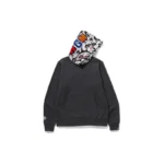 BAPE ABC Camo Shark Pullover Hoodie - Charcoal - L-Front