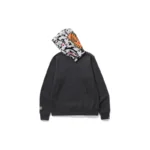 BAPE ABC Camo Shark Pullover Hoodie - Charcoal - R-Front