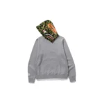 BAPE ABC Camo Shark Pullover Hoodie - Grey - R-Front