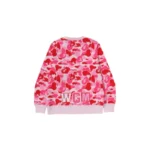 BAPE ABC Camo Shark Sweatshirt - Pink - Back