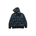 BAPE Ape Head Graffiti Shark Hoodie - Back - R-Front