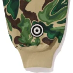 BAPE Art Camo Shark Hoodie - Green - Sleeve