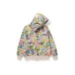 BAPE Art Camo Shark Hoodie - Multicamo - L-Front