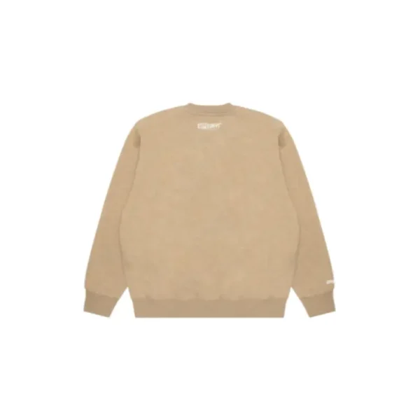 BAPE Basic crewneck Sweatshirt - Beige - Back
