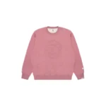 BAPE Basic crewneck Sweatshirt - Dust Pink - Front