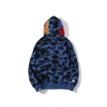 BAPE Blue Camo Hoodie - Back