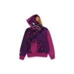 BAPE Color Camo Pattern Hoodie - Purple - R-Front