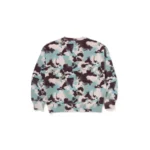 BAPE Map Camo Crewneck Sweatshirt - Multi-camo - Back