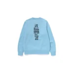 BAPE x Baby Milo Crewneck Sweatshirt - Sax - Back