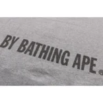 BAPE Ape Face Crewneck Sweatshirt - Grey - Back-detail