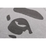 BAPE Ape Face Crewneck Sweatshirt - Grey - Front-detail
