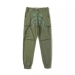 Bape Shark Multi Pockets Trouser - Army green